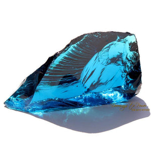 Electric Blue Atlantean Andara Crystal 'Pleiadian Emissaries of Light'