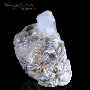 Aquamarine On Muscovite