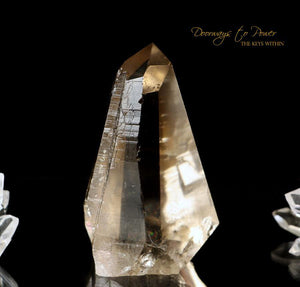 Golden Lemurian Light Language Crystal 9D