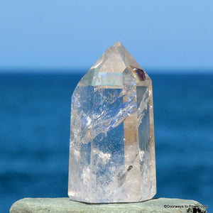 4.3" John of God Quartz Channeling Time Link Casa Energy Crystal