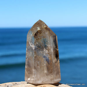 3.5" John of God Citrine Master Dow Abundance Crystal Altar Stone