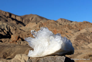 4.9" John of God Quartz Cluster Twin Record Keeper Crystal 1.8 lbs