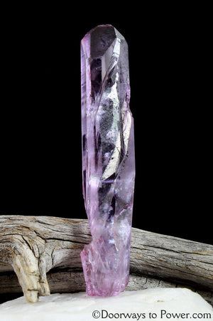 3" Rose Aura Lemurian Seed Pleiadian Starbrary Portal Time Link Crystal