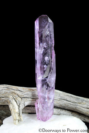 3" Rose Aura Lemurian Seed Pleiadian Starbrary Portal Time Link Crystal