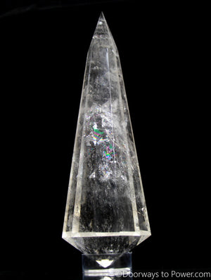 Rare 6.75" John of God 12 Sided Vogel Crystal Healing Wand