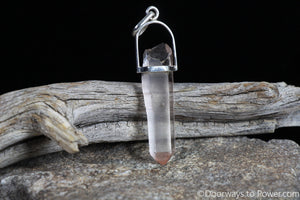 Pink Seed Lemurian Master Dow Pendant