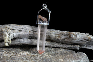 Pink Seed Lemurian Master Dow Pendant