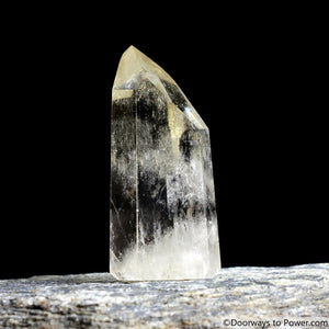 3" Citrine John of God Devic Temple Heart Dow Crystal Point