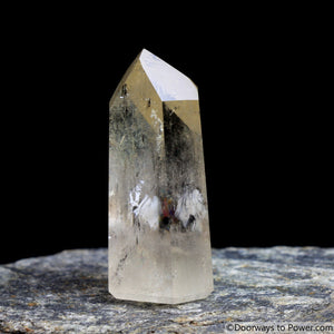 3" Citrine John of God Devic Temple Heart Dow Crystal Point