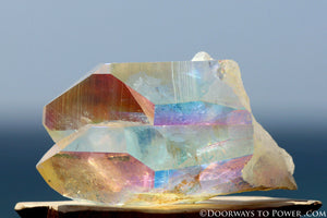 Powerful 3" Angel Aura Lemurian Seed Tantric Twin Pleiadian Starbrary Crystal