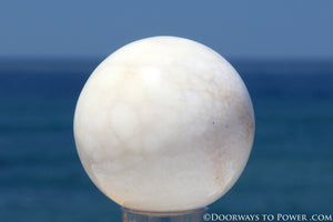 Rare Scolecite Synergy 12 Stone Crystal Sphere A +++ Top Quality