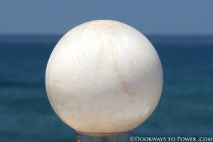 Rare Scolecite Synergy 12 Stone Crystal Sphere A +++ Top Quality