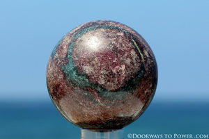 Beautiful 3.3" Ruby Kyanite Sphere A ++ Top Quality