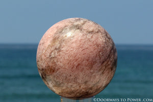 2.98" Beautiful Australian Kunzite Polished Sphere Reserved for Mari
