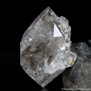 Rare 2.6" Herkimer Diamond Master Initiation Channeling Record Keeper Crystal