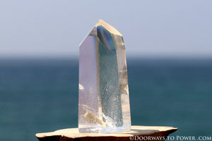 2.7" John of God Quartz Phantom Master Dow Crystal Point