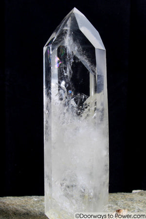 Rare 8" Lemurian Seed Portal Time Link Manifest Isis Crystal