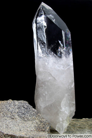 Rare 8.5" Lemurian Light Pleiadian Starbrary Channeling Crystal 1.8 lbs