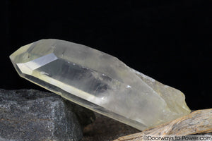 Golden Healer Lemurian Master Record Keeper Channeling Crystal