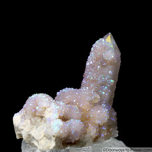 Angel Aura Druzy Spirit Quartz Record Keeper Crystal Cluster