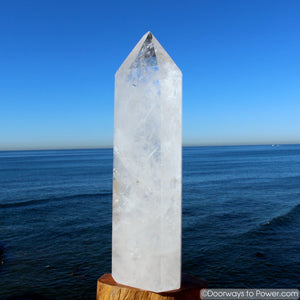 Exquisite 22" John of God Casa Healing Crystal Tower 35 lbs