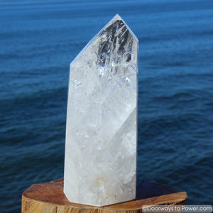 Striking 11.5" John of God Casa Healing Crystal Point 12 lbs