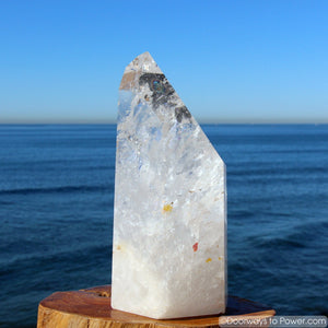 Striking 11.5" John of God Casa Healing Crystal Point 12 lbs