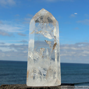 7.5" John of God Crystal Point w/ Temple Heart Dow A +++ "Collectors Quality"