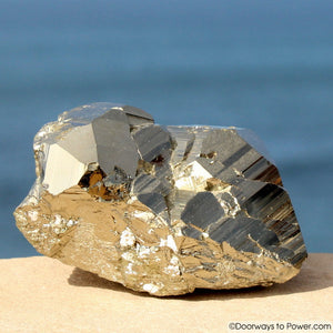 Golden PYRITE Cluster & Abundance Crystal