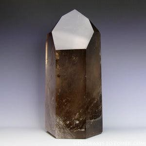 11.25" John of God Crystal Point Smokey Quartz 12 + pounds