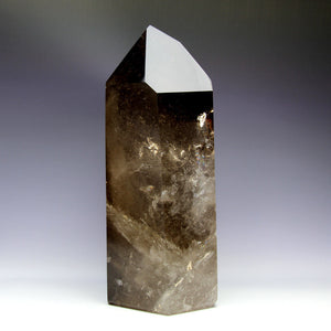11.25" John of God Crystal Point Smokey Quartz 12 + pounds