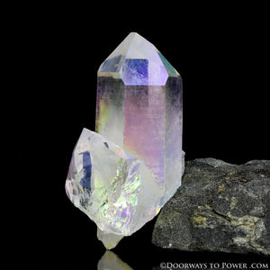 Angel Aura Quartz Master Record keeper Crystal "Lifted by Angel Wings"