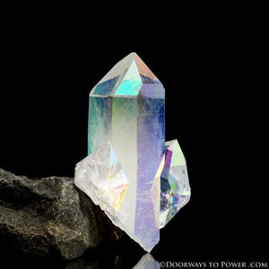 Angel Aura Quartz Master Record keeper Crystal "Lifted by Angel Wings"