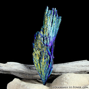 Powerful Aqua Aura Black Kyanite Crystal A +++