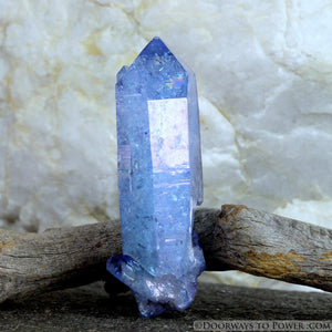 Tanzan Indigo Aura Twin Crystal