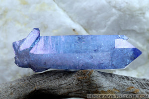 Tanzan Indigo Aura Twin Crystal