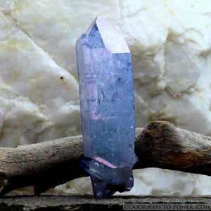 Tanzan Indigo Aura Twin Crystal