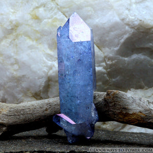 Tanzan Indigo Aura Twin Crystal