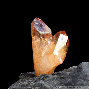 Tangerine Aura Imperial Gold Starbrary Crystal