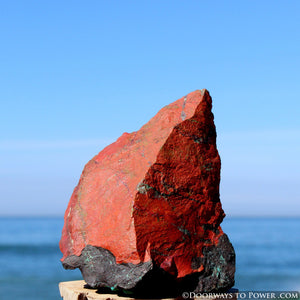 Crimson Cuprite Altar Stone * Featured in Stones of New Consciousness Book