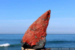 Crimson Cuprite Altar Stone * Featured in Stones of New Consciousness Book
