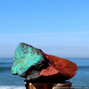 Crimson Cuprite Altar Stone * Featured in Stones of New Consciousness Book