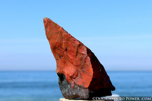 Crimson Cuprite Altar Stone * Featured in Stones of New Consciousness Book