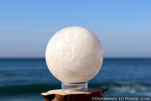Azeztulite Polished Sphere - Synergy 12 Azozeo Super Activated 2.76"