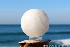Azeztulite Polished Sphere - Synergy 12 Azozeo Super Activated 2.76"