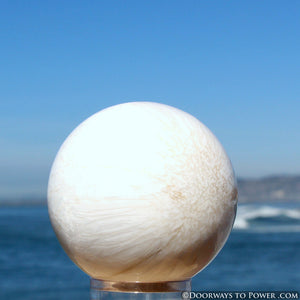 Rare Scolecite Synergy 12 Stone Crystal Sphere A +++ Top Quality