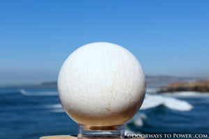 Rare Scolecite Synergy 12 Stone Crystal Sphere A +++ Top Quality