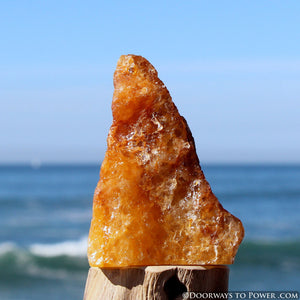 Amazing Himalaya Red Gold Azeztulite Altar Stone