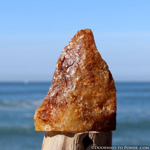 Amazing Himalaya Red Gold Azeztulite Altar Stone