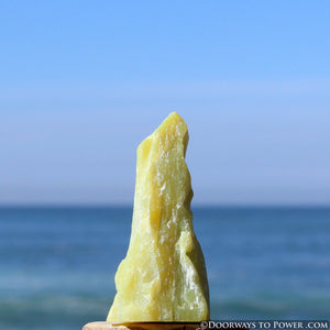 2.75" HEALERITE Crystal Altar Stone "Greatly increases one’s chi"